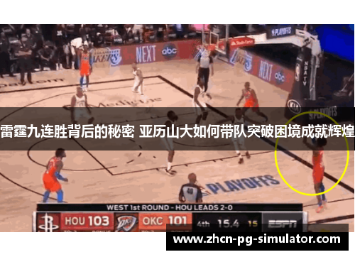 雷霆九连胜背后的秘密 亚历山大如何带队突破困境成就辉煌