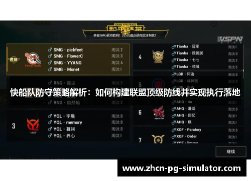 快船队防守策略解析：如何构建联盟顶级防线并实现执行落地